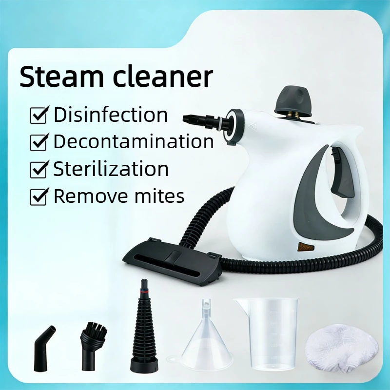 

Ручной пароочиститель 1050 Вт, высокотемпературный, под давлением, для дезинфекции и уборки на кухне