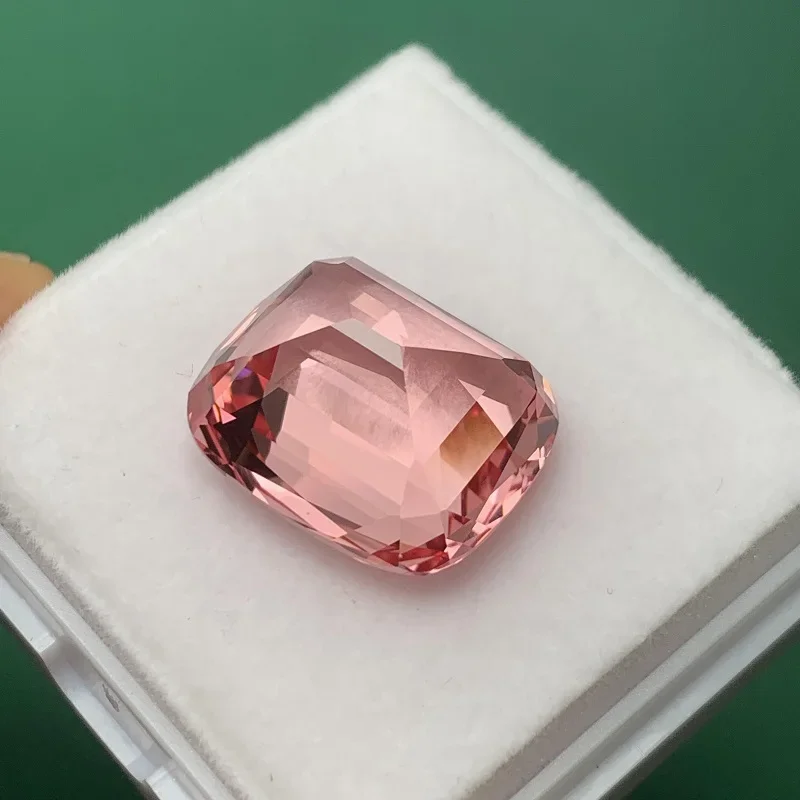 Imagem -06 - Ruif Almofada 15x18 mm 25ct Pink Lab Grown Sapphire Lab Criar Pedra Solta para Fazer Jóias de Alta Qualidade