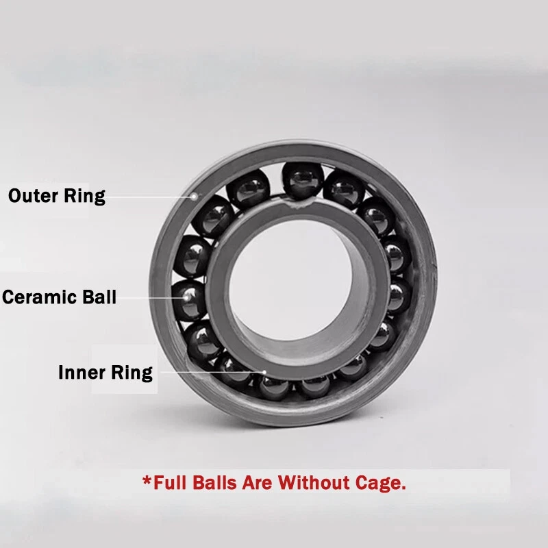 Silicon Nitride Full Ball Ceramic Bearing 604 605 606 608 623 625 626 683 686 688 693 698 CEF High Temperature Bearing