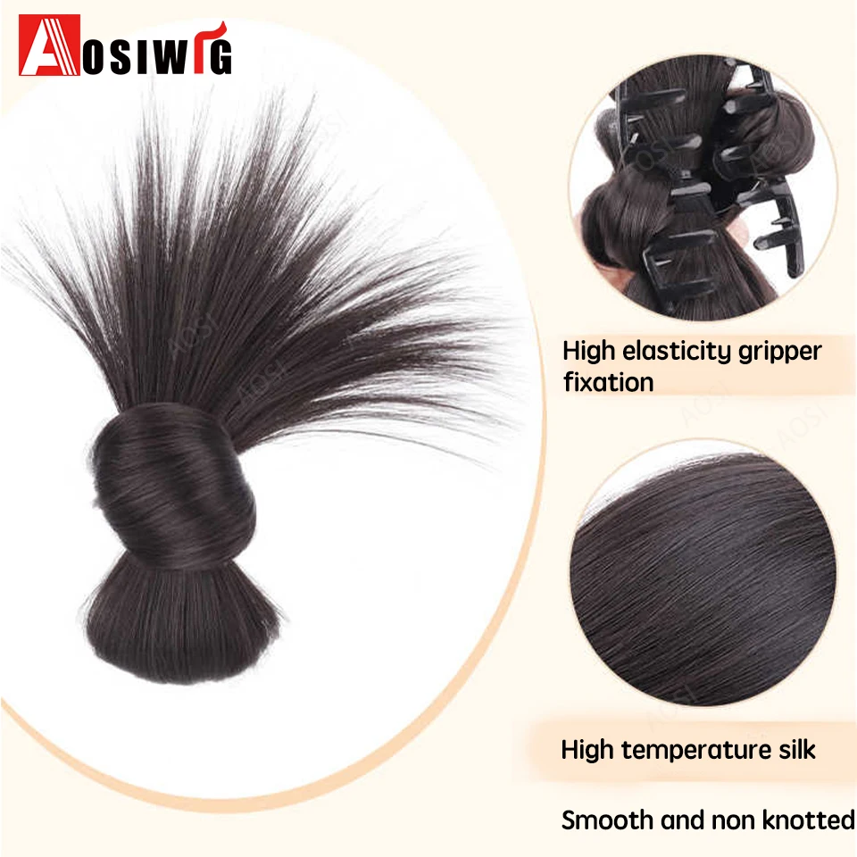 الاصطناعية المشبك نوع Bowknot كعكة الشعر مع مشبك منقار البط أنيقة وطبيعية الريشة رئيس ذيل حصان وصلات شعر للنساء