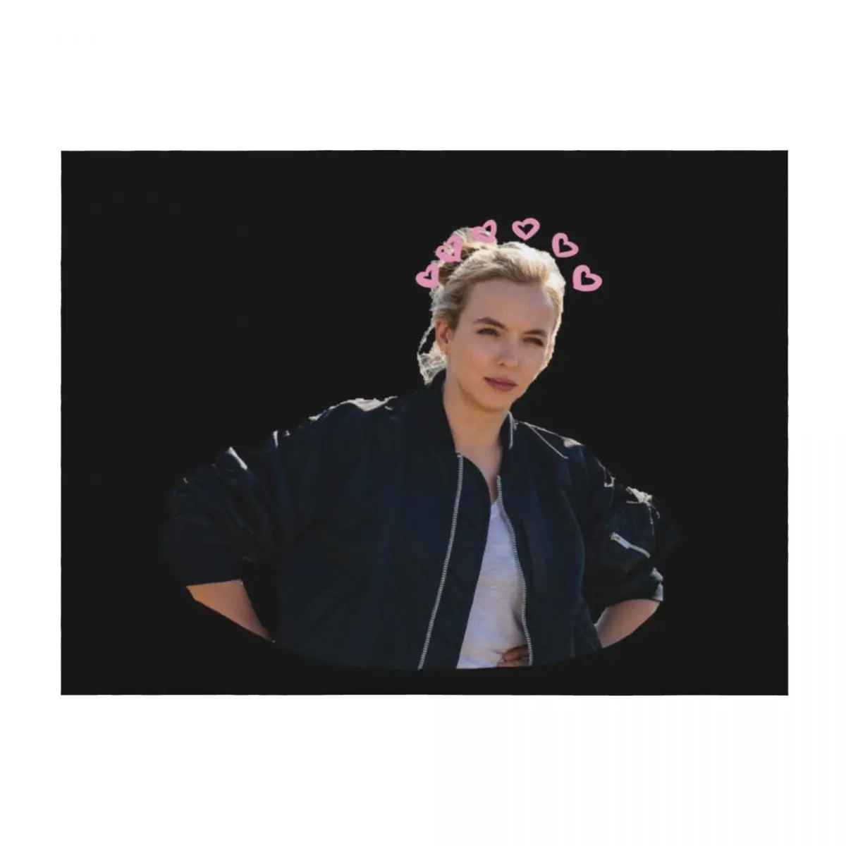 

Villanelle Killing Eve Throw Blanket Luxury Throw Weighted Custom Blankets