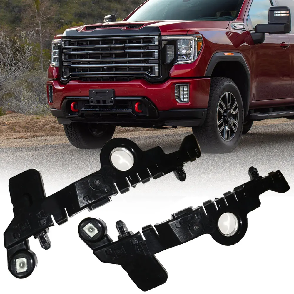 

1Pair For GMC Sierra 1500 2019 2020 2021 2022 2023 Front Left Right Bumper Guide Bracket Car Accessories #23388662 23388663