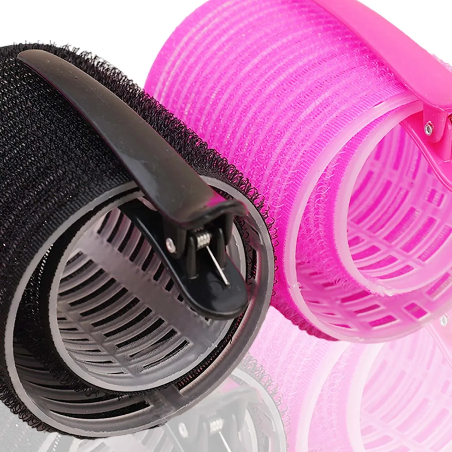 30-teiliges, hitzefreies Haar-Styling-Set, selbsthaltende Rollen, 18-teilige Lockenwickler und 12-teilige Clips, einfach zu verwendende Haarpflege-Schönheitswerkzeuge zum Selbermachen – Detail 9