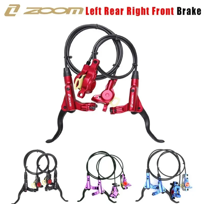 

ZOOM HB-875 Bicycle Brake Mountain Bike Hydraulic Disc 800/1400mm Oil pipe MT200 Mountain Bicycle Brake Parts Hydraulic Brake