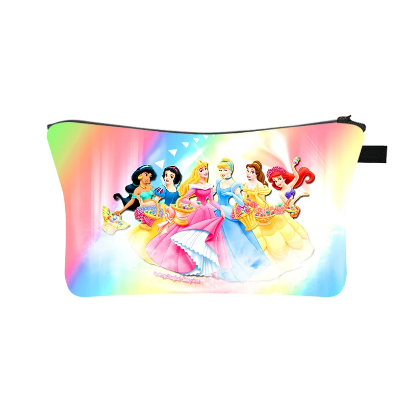 

Snow White Princess Makeup Bags Cartoon Girls Cosmetics Zipper Pouchs For Travel Ladies Pouch Women Cosmetic Bag