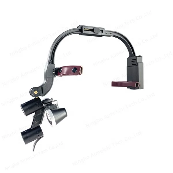 المكبر الأسنان 150000 لوكس مجهر 5 واط LED 2000mA مع نظارات طويل النظر Loupes كشافات PSL 2.5X أو 3.5X