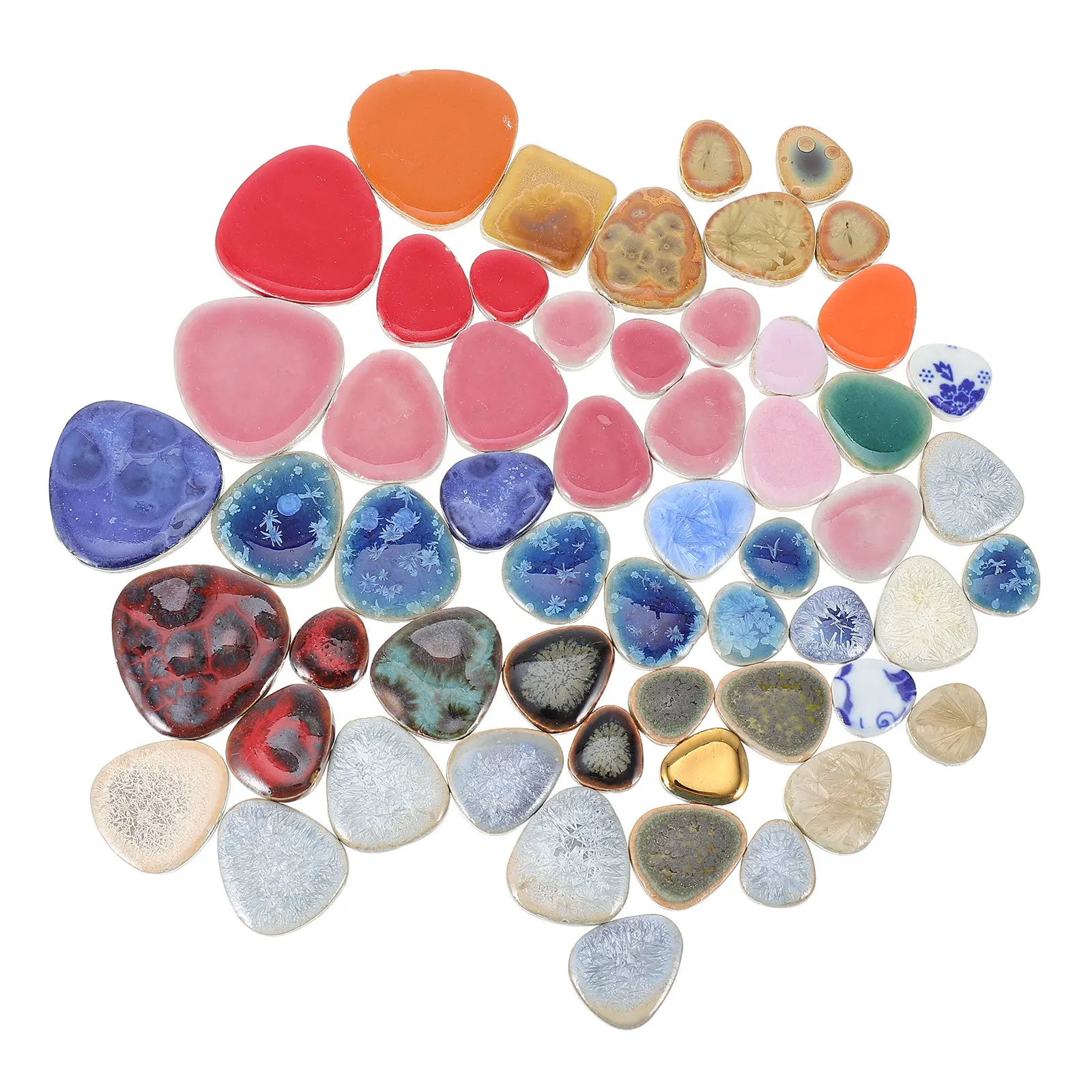 لتقوم بها بنفسك مادة البلاط السيراميك حصاة الحجارة غير النظامية شكل مصقول فسيفساء الحرفية الحجارة DIY بها بنفسك تجميع بلاط صنع حديقة المنزل #2