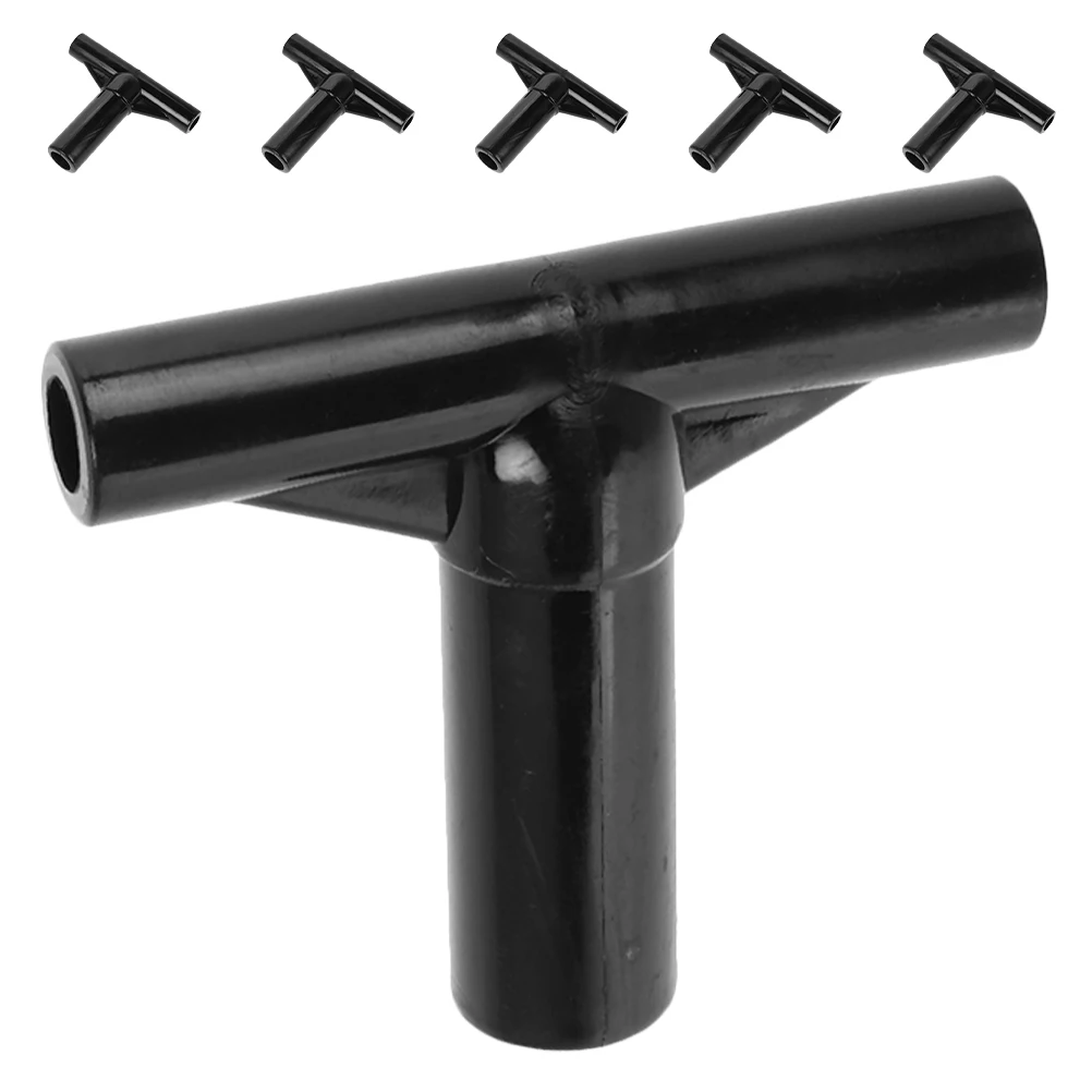 

6Pcs Trampoline Frame Connectors T-Tube Sleeves Reinforced Joint Protection for Enhanced Stability and Injury Prevention