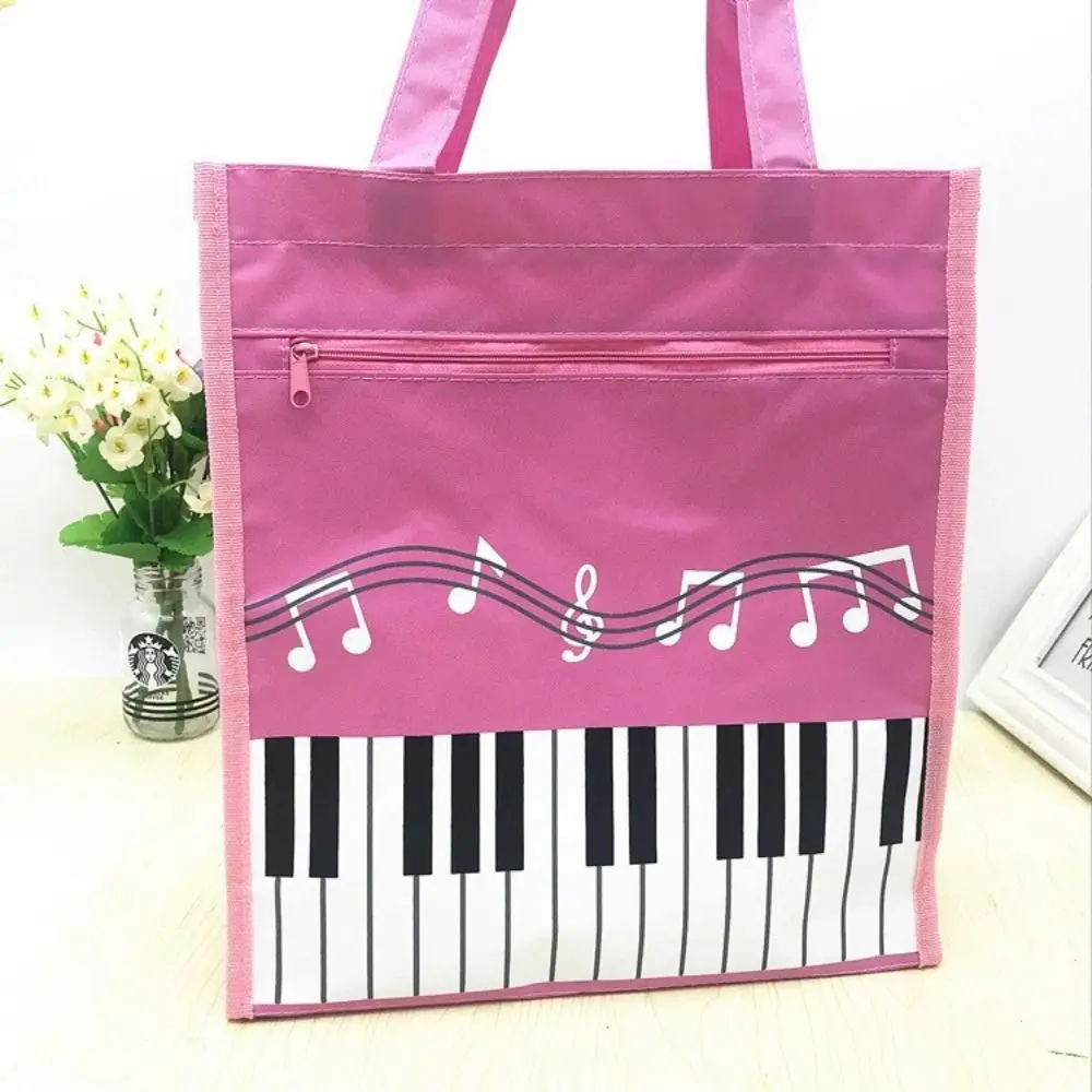 Sac à main en forme de piano pour femmes, fourre-tout coloré, lavable, portable, créatif, shopping, cadeau