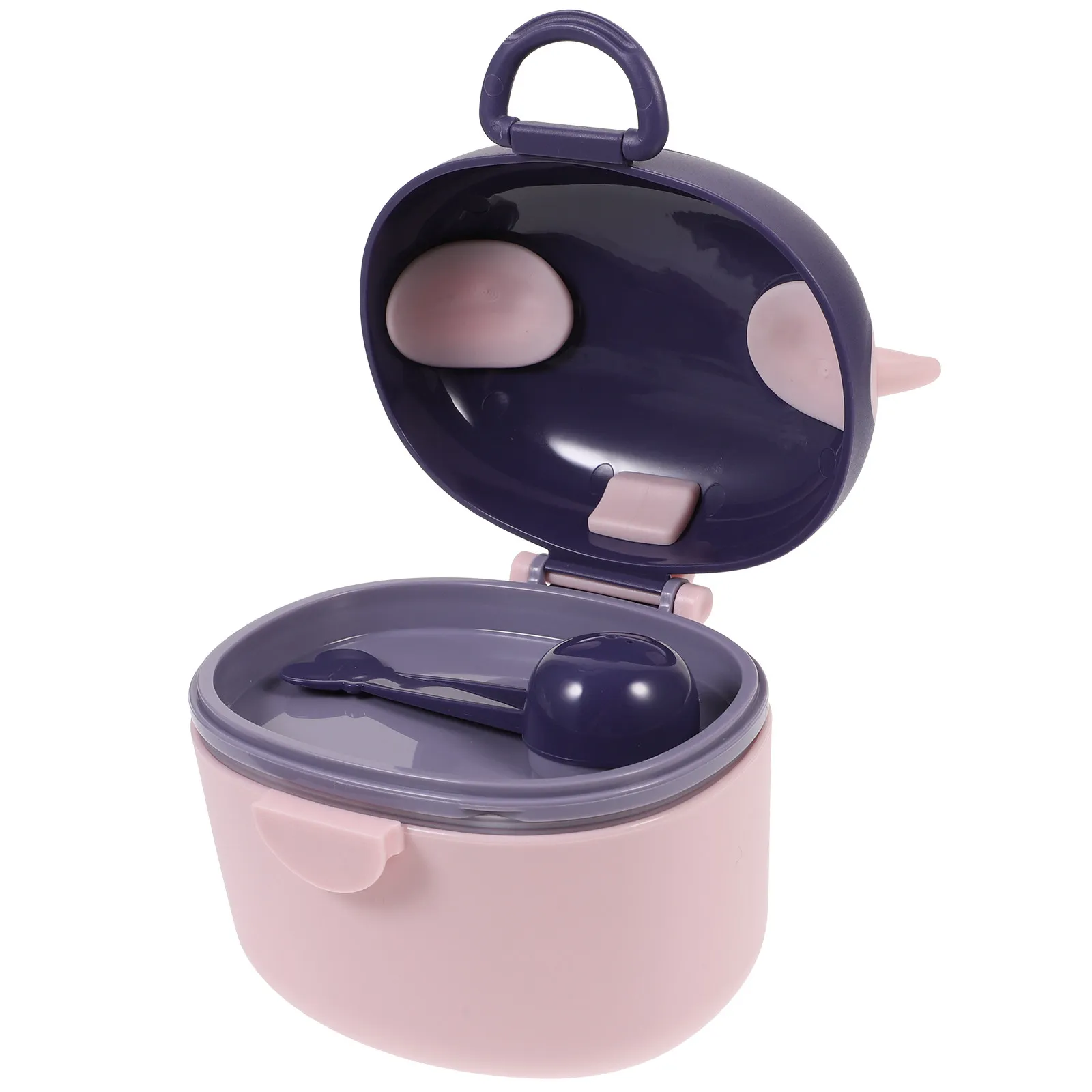 

Portable Milk Powder Storage Box Double Layer Milk Powder Container Scoop Design Travel Baby Food Holder Leak Proof Infant Snack