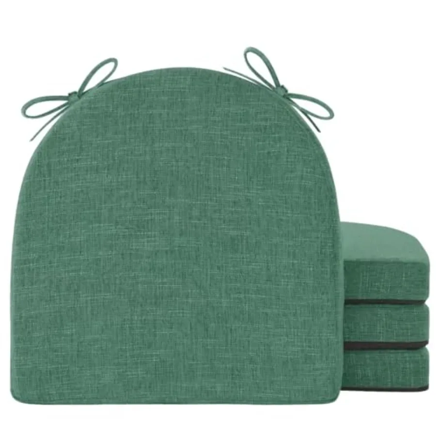 

Chair Cushions for Dining Chairs with Ties and Removable Cover Dining Kitchen Chair Pads with Non-Slip Bottom High-Resilience I