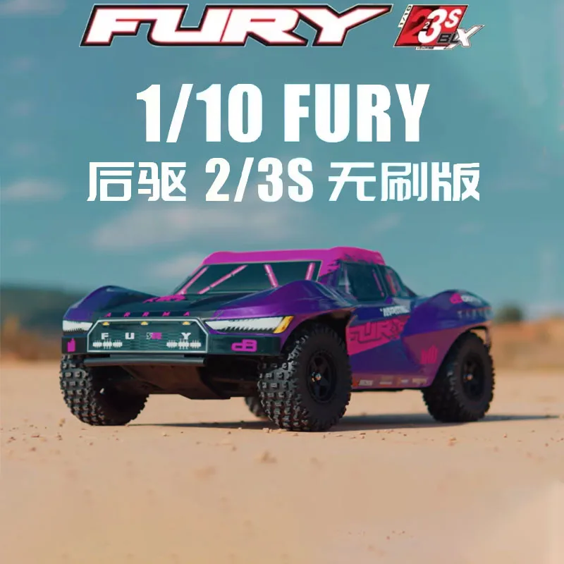 

ARRMA FURY rage two-wheel drive 1/10 remote control electric brushless off-road vehicle short card RC model car
