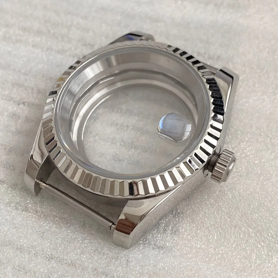 36mm 39mm case, sapphire glass stainless steel case, suitable for NH34 NH35 NH36 movement watch accessories