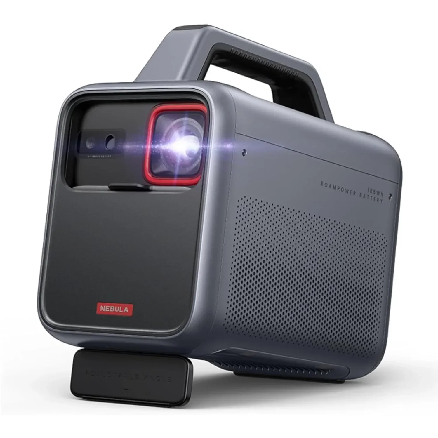 

Outdoor Portable Projector, 1000 ANSI Lumens, AI-Powered Image, Built-In Battery with 5 Hour Playtime