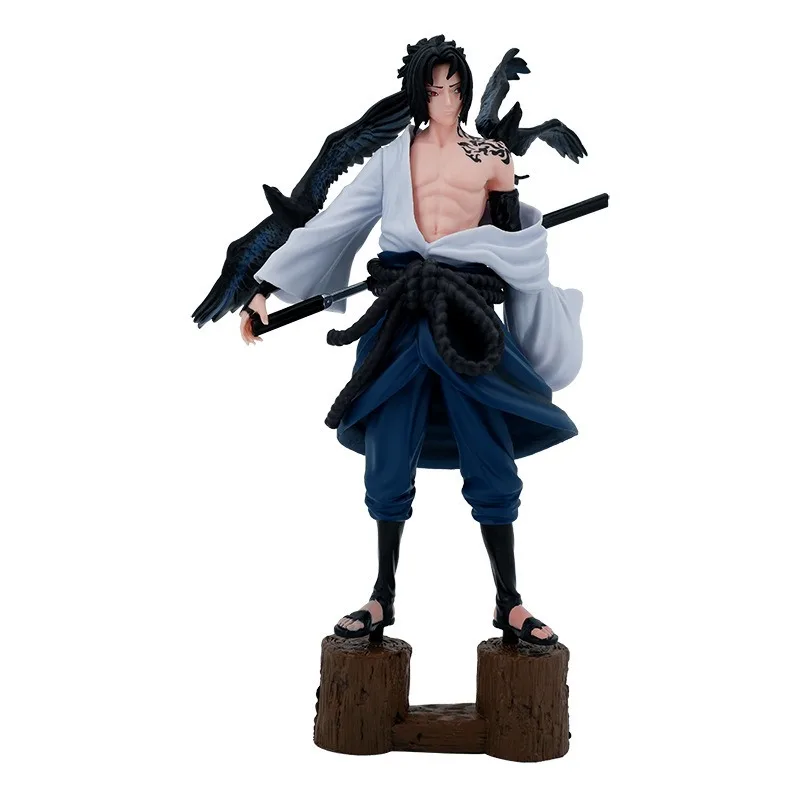 NARUTO Anime Figure Uchiha Sasuke Curse Seal Collection Action Figures Desktop decoration birthday toy model Statue Gift Pendant