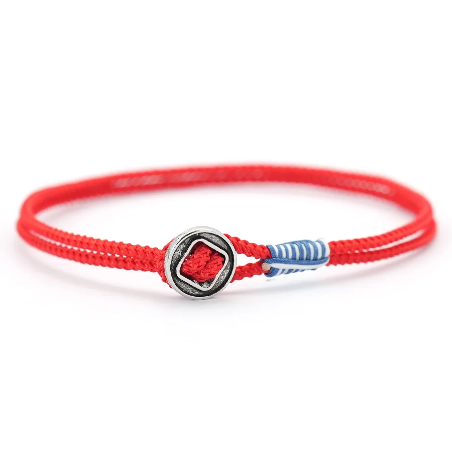

Noter Stylish 2mm Thin String Bracelet For Men Retro Silver Color Viking Hand Accessories Perfect Gift For Him Pulsera Cuerda