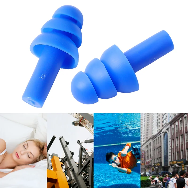 Silicone Earplugs Waterproof Swimming Ear Plugs Noise Protection Noise Reduction Earplug Water Sports Swimming Accessories