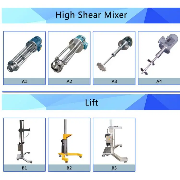 Cosmetics Mixing tank Facial Cream Making Machine Chocolate Motor Powered Mixer Lab High Shear Mixer Viscous Liquid Homogenizer