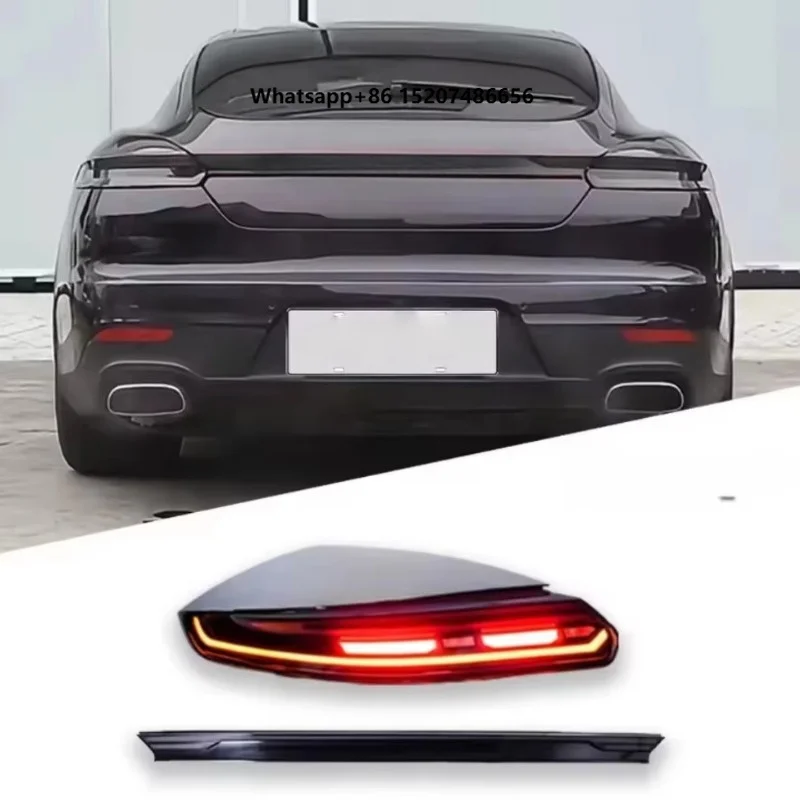 Car Lights for 970.2 2014-2016 LED Tail Lamp Dynamic Turn Signal Light Car Through Taillights Assembly