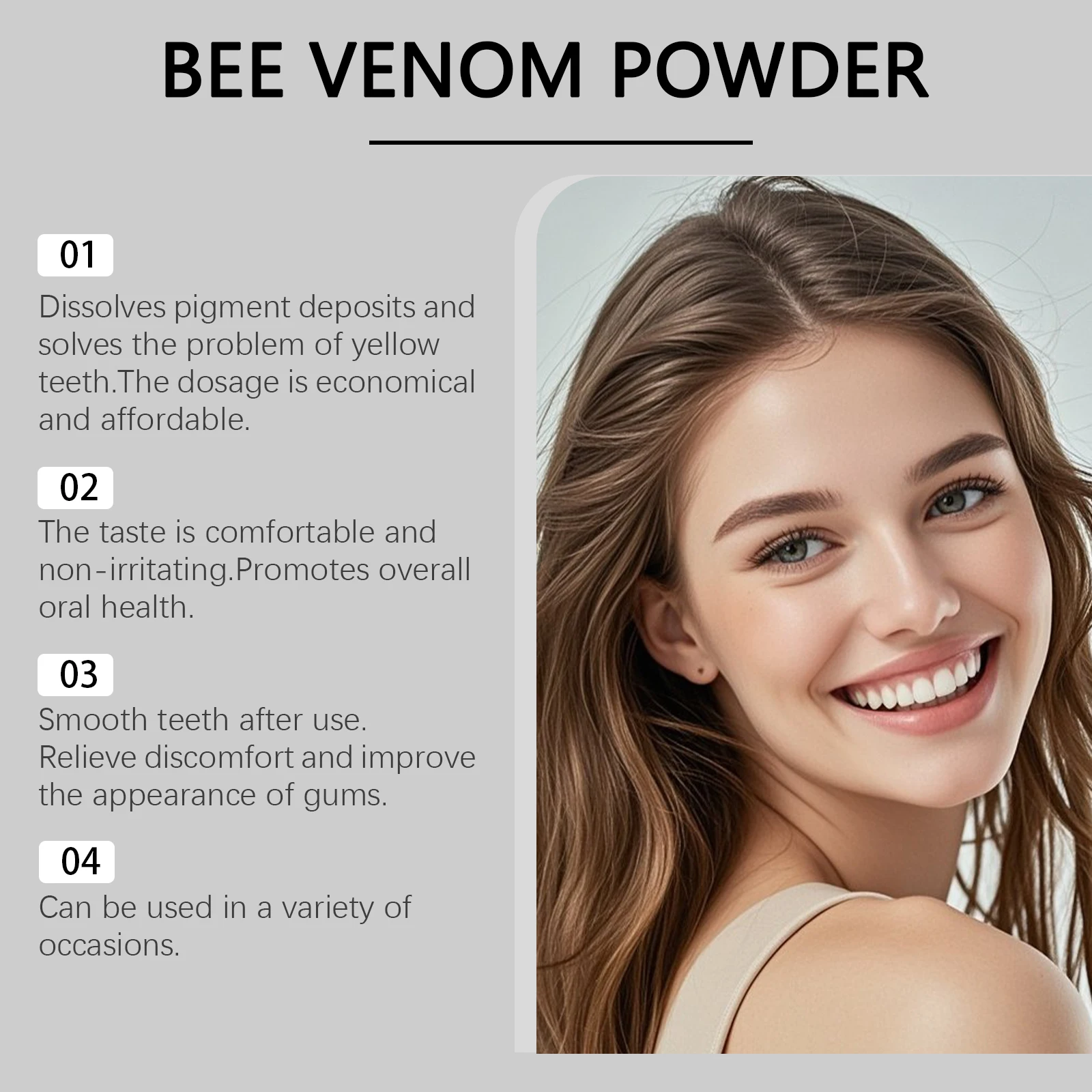Teeth Whitening Or Tooth Whitening - Whitening Tooth Powder Relieve Gum Recession