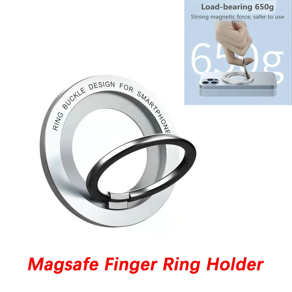 

Магнитное крепление Magsafe Finger Ring Holder Ультратонкая магнитная подставка для телефона для Iphone 14 13 12 Pro Max Кронштейн для смартфона