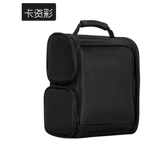 Imagem -02 - Mochila Organizadora de Maquiagem para Mulheres Bolsas Cosméticos Maquiagem Train Case Soft Sided Bolsas de Armazenamento de Barbeiro