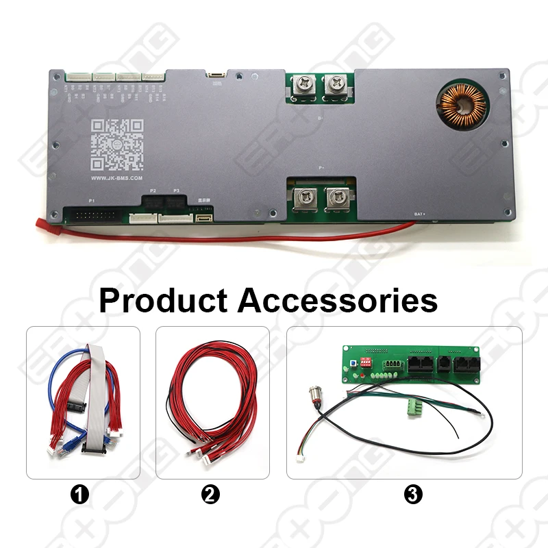 JK BMS PB1A16S10P 8S-16S 100A 1A Sistema di gestione della batteria BMS con inverter intelligente con bilanciamento attivo (BMS)