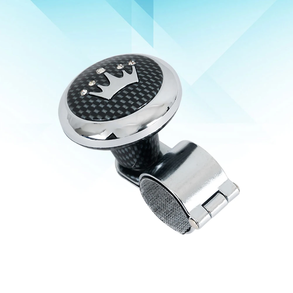 

Carbon Fiber Steering Wheel Assist Degree Rotation Easy Install Power Knob Torque Enhancer Car Vehicle Steering Control