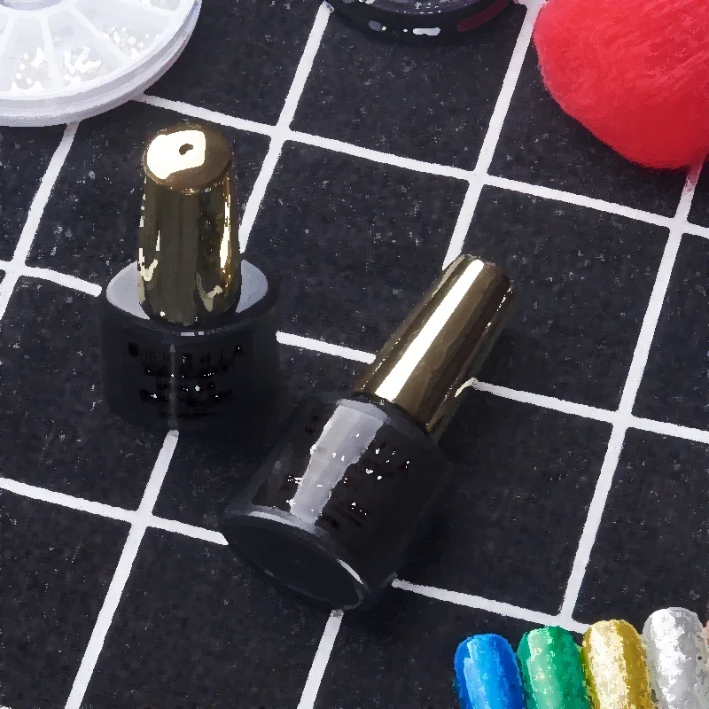 Sheenia BMT028C Gel-Nagellack, Basisgrundierung und mattierter Decklack, transparente Grundierung, Soak-off-Lack, Roségold-Lack