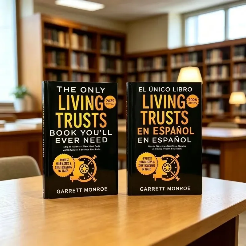 The Only Living Trusts Book 2025+El Único Libro De Living Trusts En Español2026Estate Planning Protect Family Assets 2-Book Set