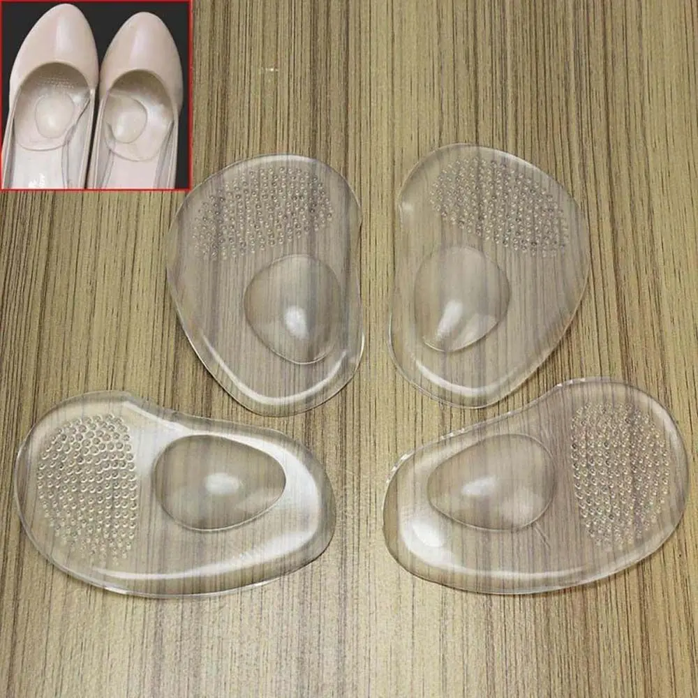 

Front Half Sole Elastic 1 Pair Care Gel Metatarsal Insert Pads Foot Silicone Cushion Insoles