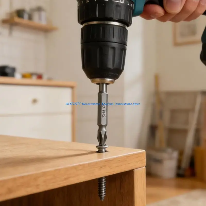 367D Pack Of 10 Professional Double Side Crosses Head Design Screwdriver Bits 65mm Length Carbon Steel For Mechanics