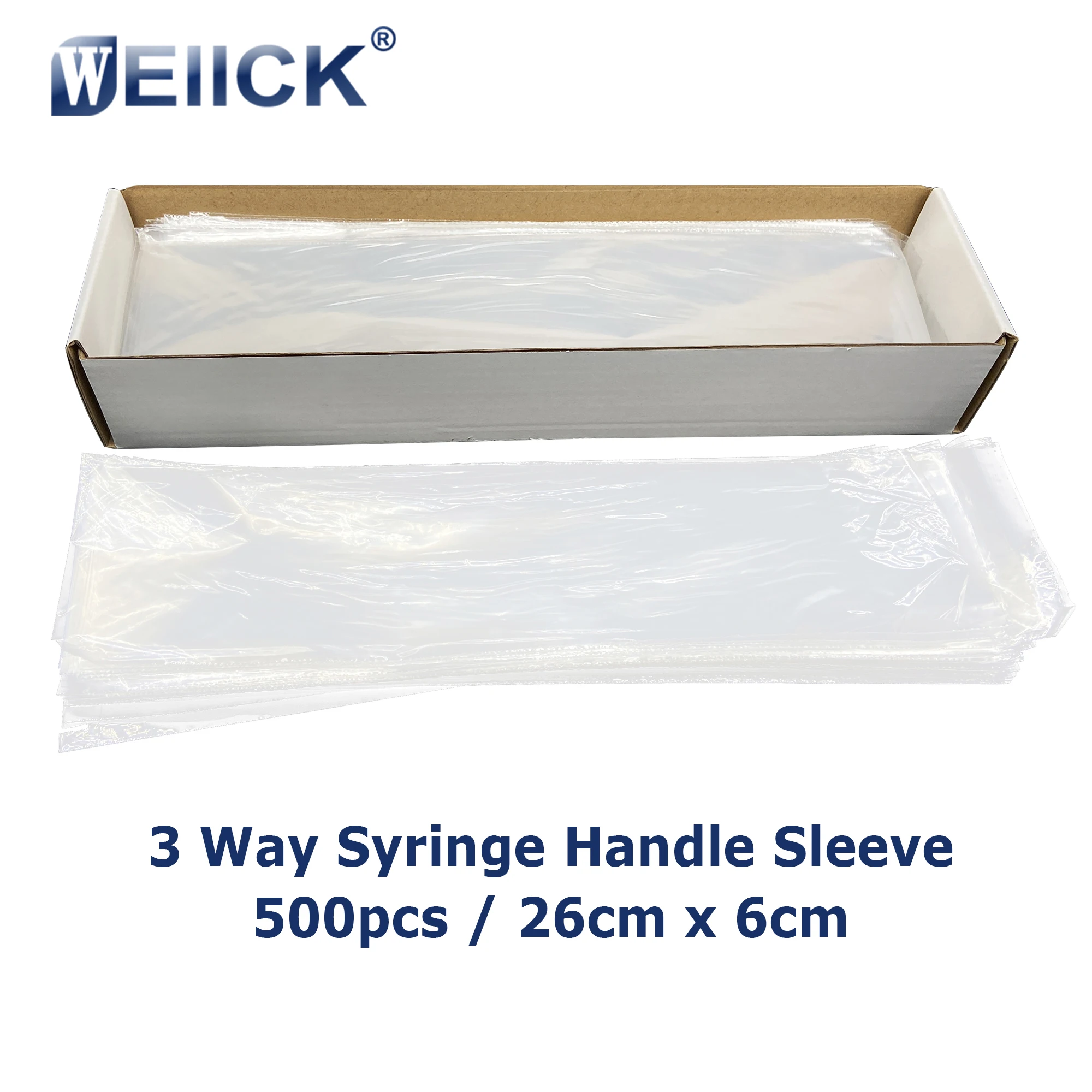 500pcs/box Dental Disposable Protective sheath Plastic Cover Sleeves for Spray Triple 3 Way Syringe Handle