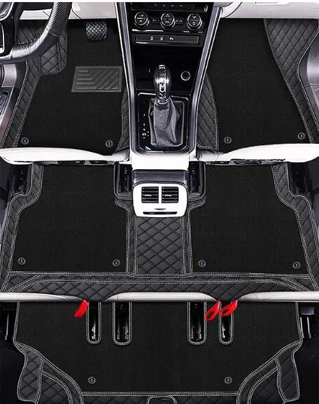

Специальные автомобильные коврики на заказ для KIA Sorento 7 мест 2020-2015, водонепроницаемые двухслойные ковры хорошего качества для Sorento 2017