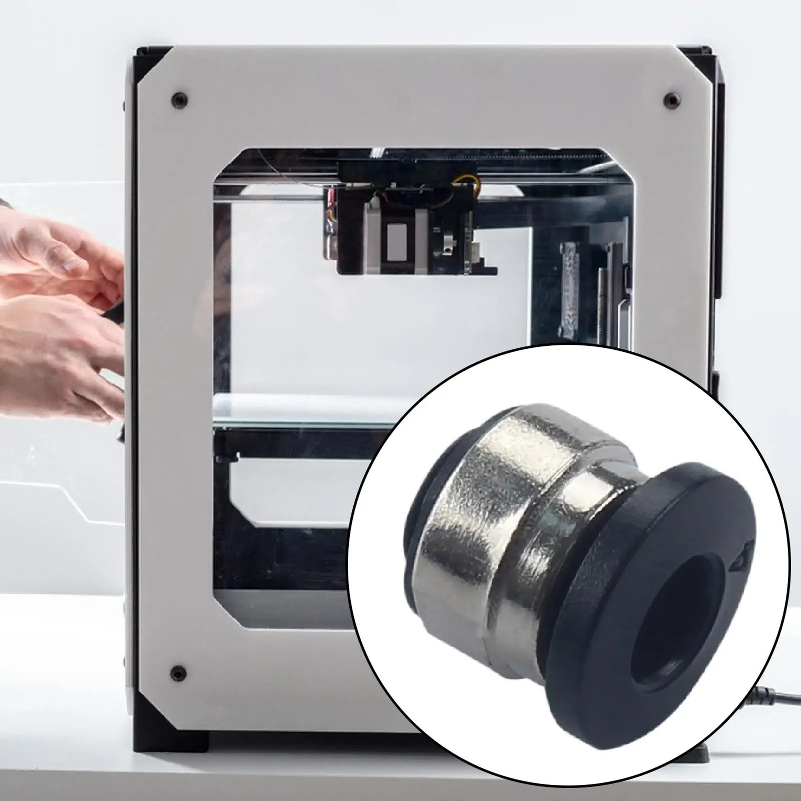 

Соединитель трубки подачи из ПТФЭ, пневматический разъем, замена печатающей трубки, запасные прочные аксессуары для 3D-принтеров x 1/P 1 для офиса