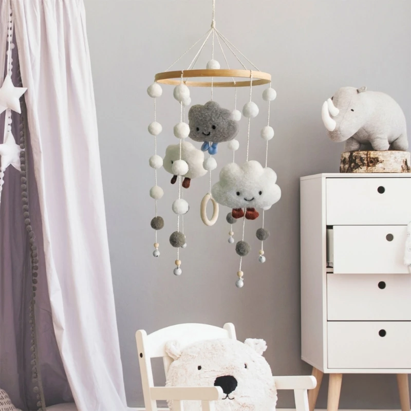 Liontin Gantung Tempat Tidur Bayi Lonceng Kerincingan Ponsel Ornamen Kamar Bayi