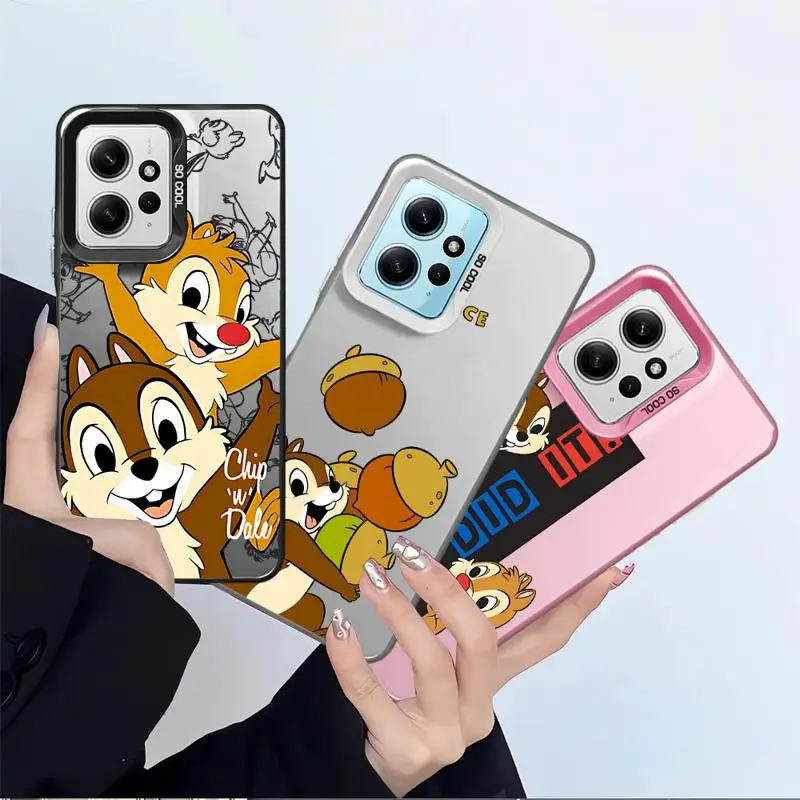 Disney Chip And Dale Case for Xiaomi Redmi Note 13 12 Pro 12S 9s 10Pro 10s 11 Pro Plus 9 11s 10 Soft TPU Silicone Cover