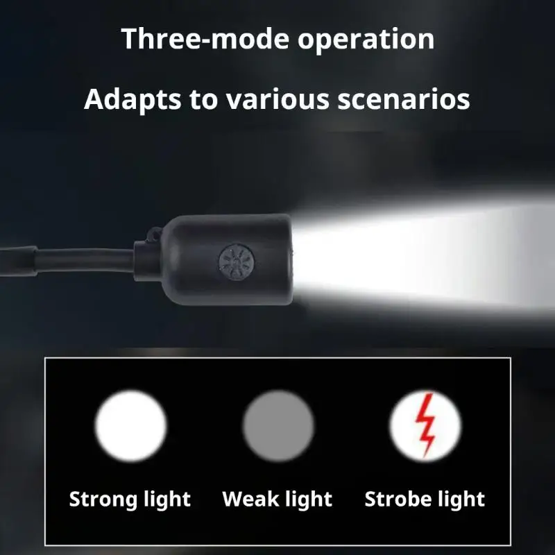 652F Portable Type C LED Torches with Strong Light Output for Outdoor Adventure
