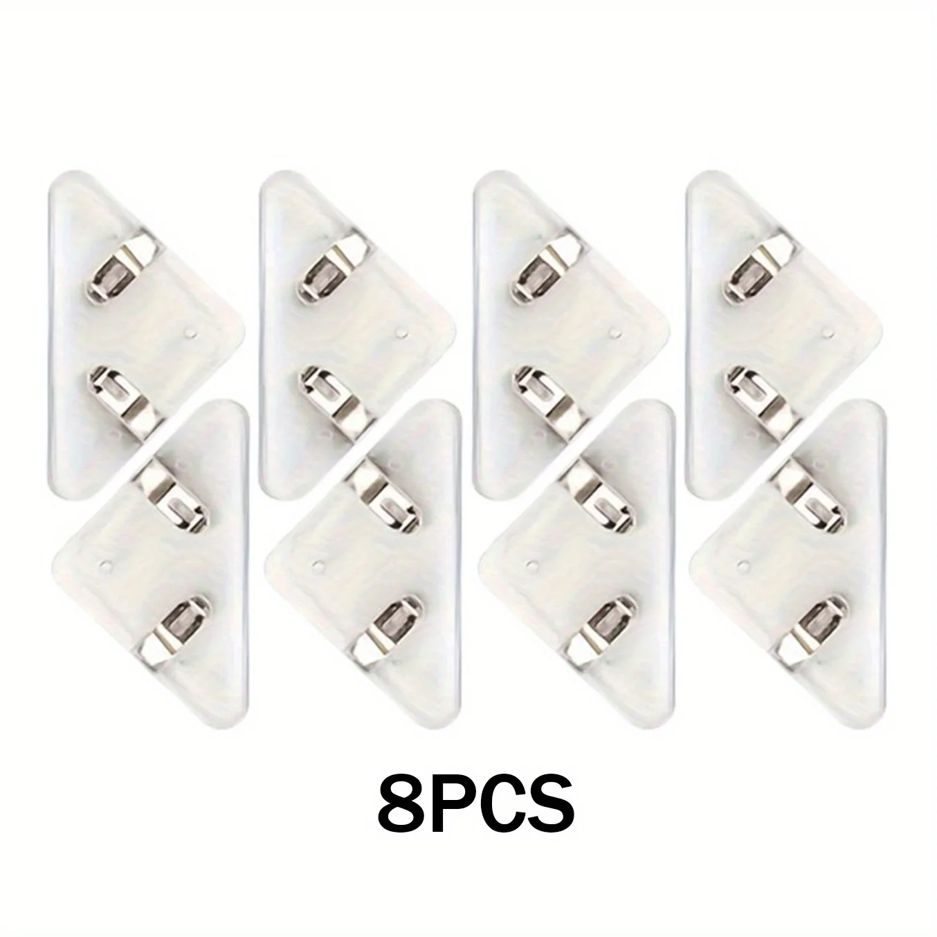 8/16pcs/bag Triangle Clip, Corner Paper Folder, Student Storage and Organization Stationery Ticket Holder