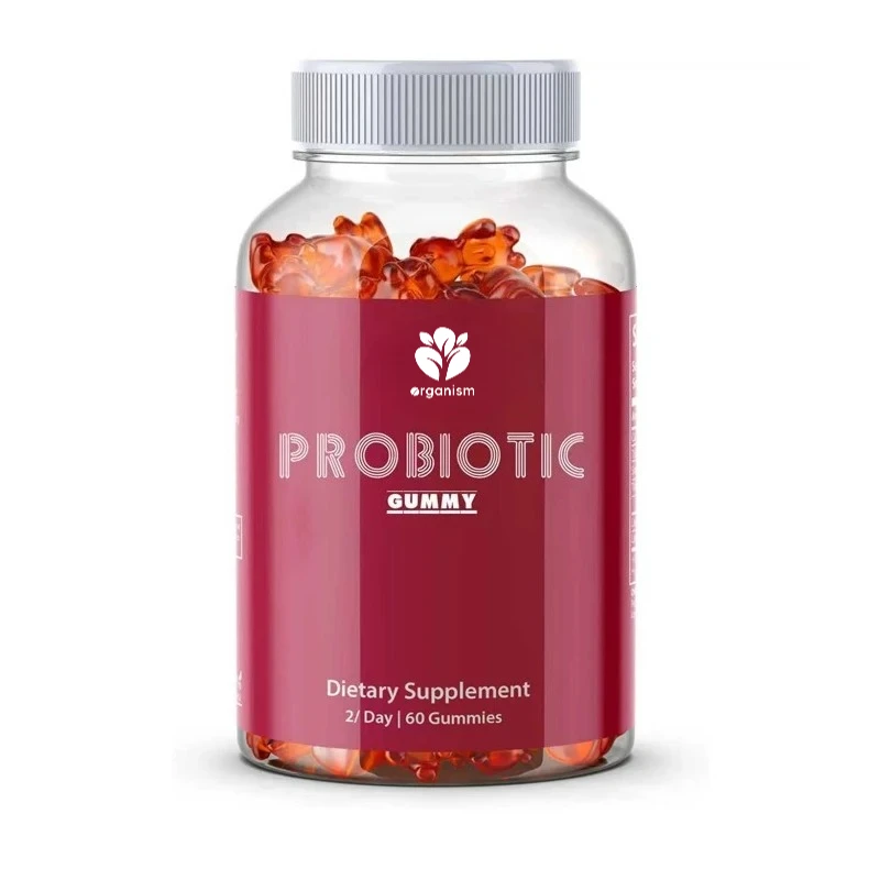 

Пробиотические жевательные конфеты для здоровья пищеварения и здоровой кожи - 4 миллиарда КОЕ, веганские, без глютена, 60 жевательных конфет