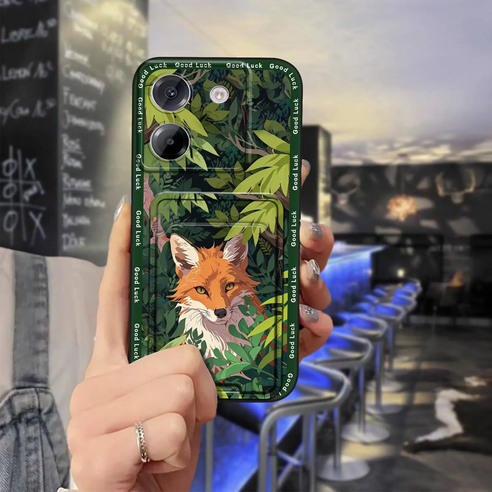 

Водонепроницаемый чехол для телефона на заднюю панель для Xiaomi Poco M7 Pro 5G, защитный мягкий чехол из ТПУ, сумка для карт с граффити, чехол