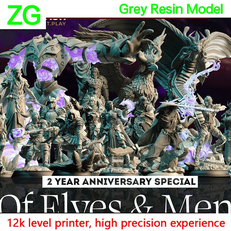 

High Elf Pioneer Army Arcane Pastor Puppet Eagle Horse DND Running Team Board Game Chess Model