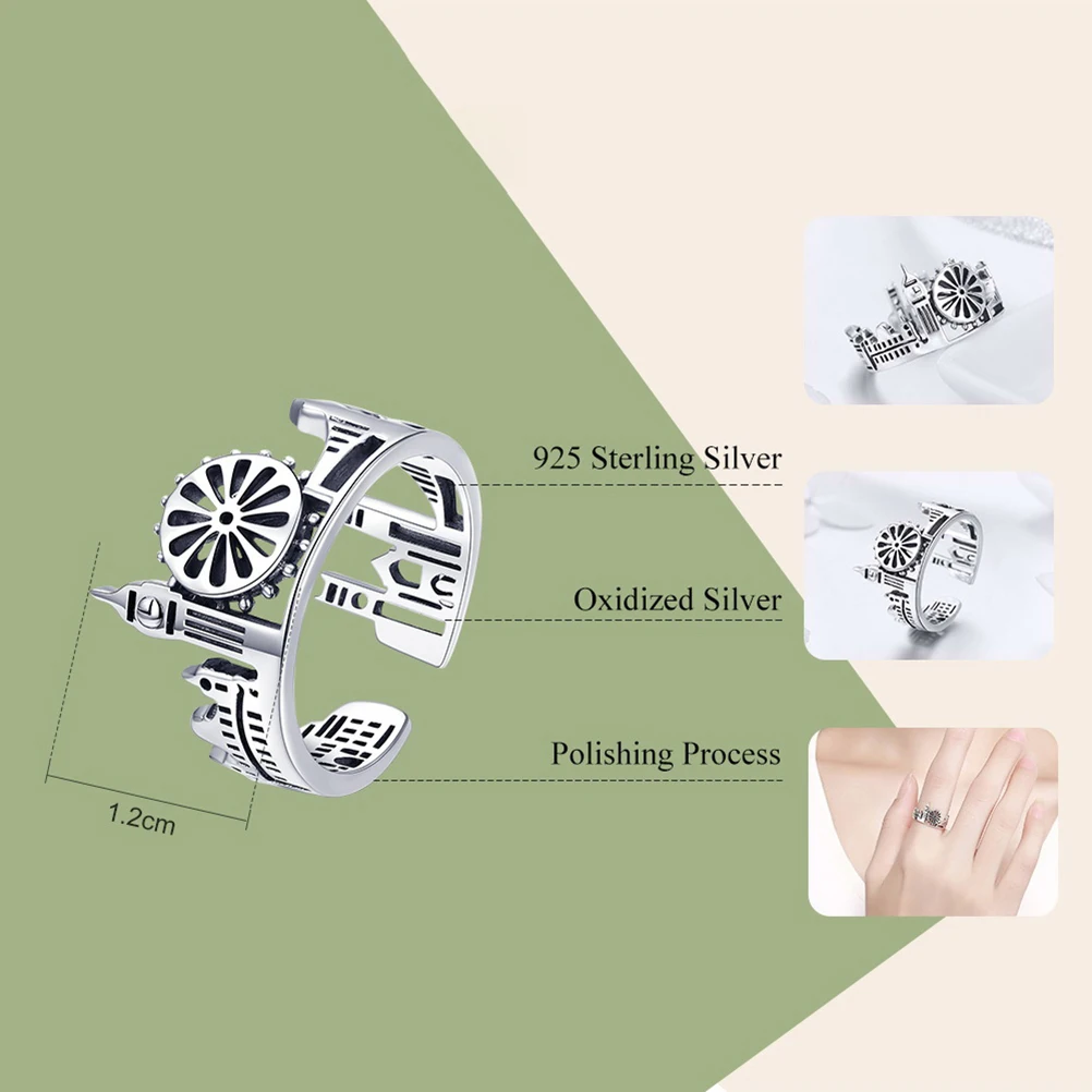 

Sterling Ring Rings for Teens Women The Open Alloy Ladies Fashion Simple