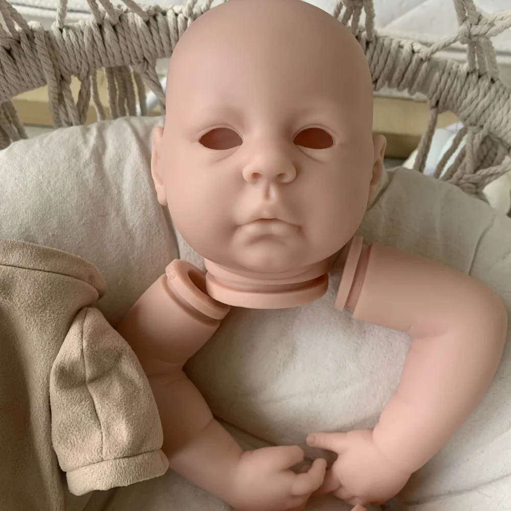 22inch Reborn Doll Kit 올리비아 소프트 터치 DIY Unpainted 미완성 인형 부품 몸과 눈 DIY 장난감 Bebe Reborn Supply