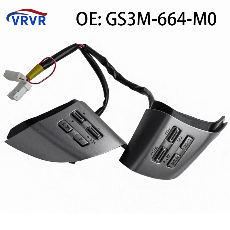 VRVR GS3M-664-M0 GS3M664M0 Steering Wheel Cruise Control Switch Audio Cruise Switch For Mazda 6 2009 2010