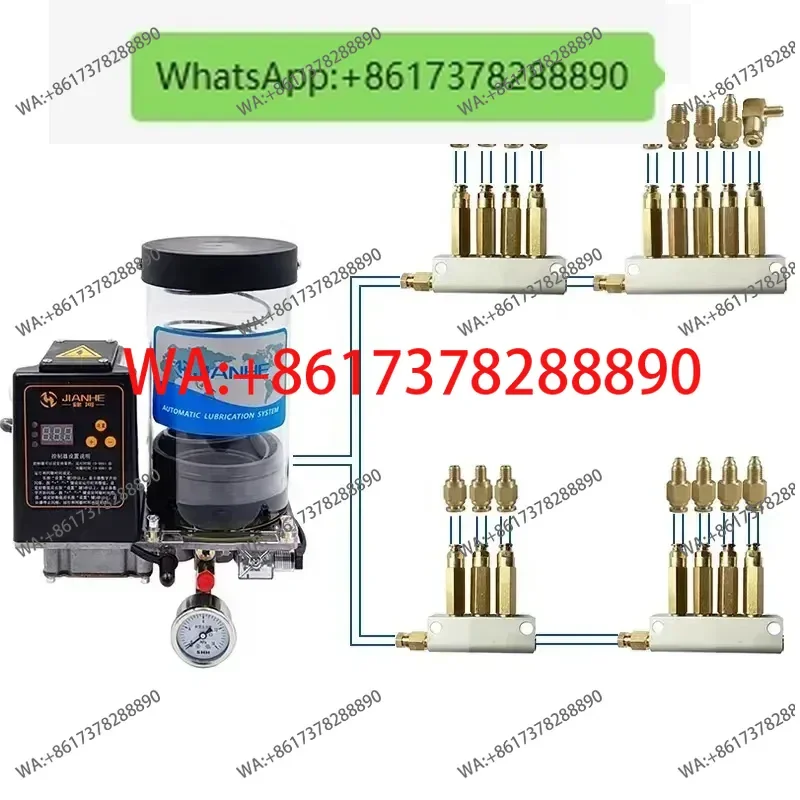 1L Automatic grease pump volumetric central lubrication system Timed and quantitative grease mini lubrication pump electrical