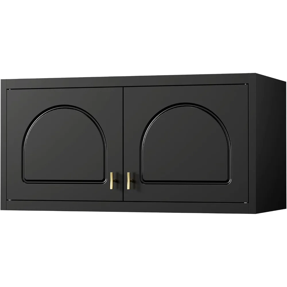 

Wall Upper Storage Cabinet,Metal Bathroom Wall Mounted Cabinet,15 Inch Storage Cabinets for Basement,Livingroom Home Office