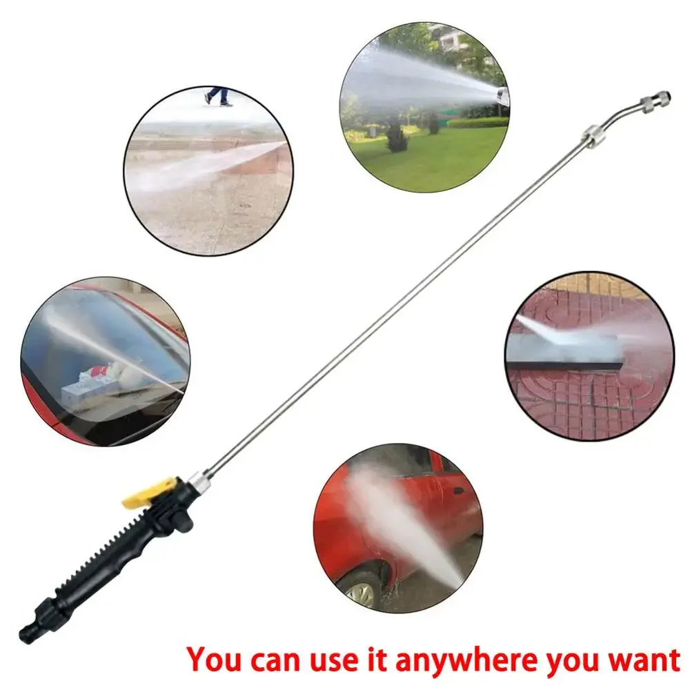 New 56/65cm High Pressure Power Water Gun Washer Water Jet Garden Washer Hose Wand Nozzle Sprayer Watering Sprinkler Cleaning To