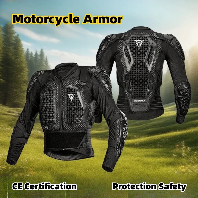 

Motorcycle Jacket Men Turtle For Motocross Motorcycle Body Armor Motorbike Racing Jacket CE Approved Protection Gears Equipment