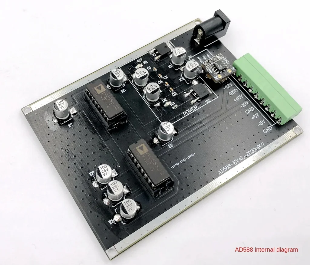 AD588 Voltage Reference Positive and Negative 5V 10V 6-position Meter Calibration with Power Supply Housing